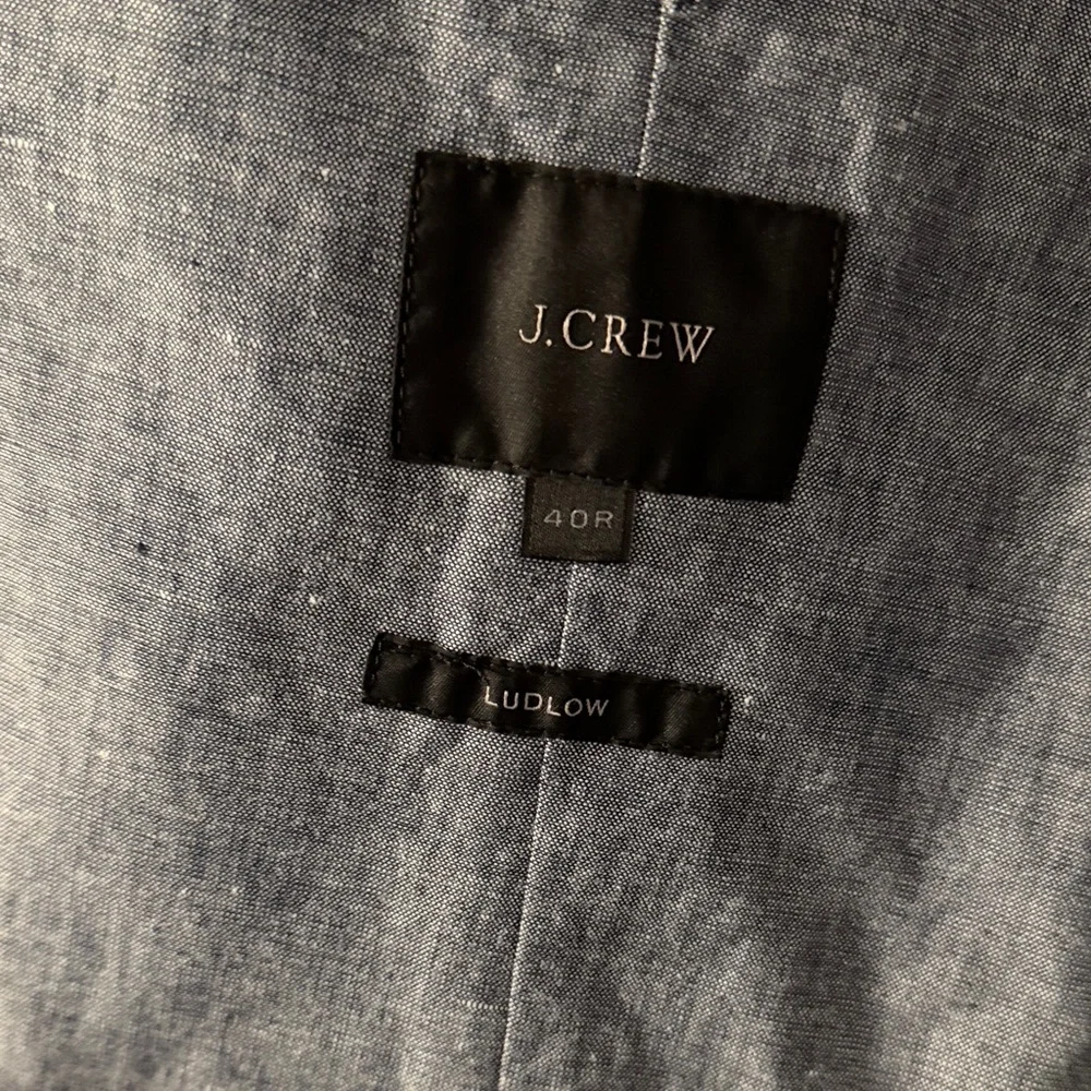 J. Crew Gray Lightweight Sport Coat Blazer